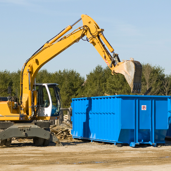 how many times can i have a residential dumpster rental emptied in Sawyer